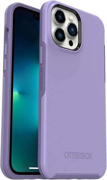 OtterBox Symmetry Series Case for iPhone 13/12 Pro Max - REST PURPLE, Sleek Design, Wireless Charging & Camera Protection