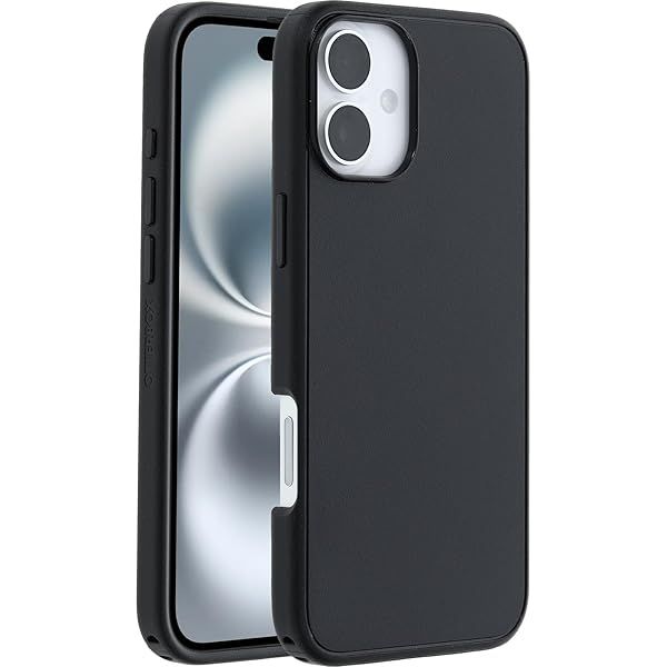 OtterBox iPhone 16 Plus Symmetry Series Case Black Ideal for Business Customers Ships in Polybag