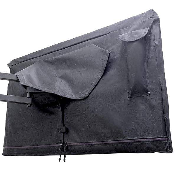 Outdoor TV Cover 95-100 Inch with Zipper Weatherproof Waterproof 360 Degree Protection Soft Non Scratch Interior Black