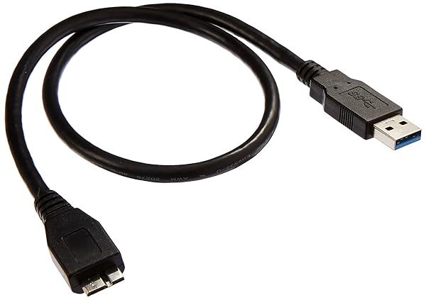 Buy Oyen Digital USB 3.0 A Male to Micro B Male Cable (1.5 Ft, Black) - Fast Data Transfer & Durable Design