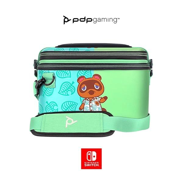 Buy PDP Gaming Animal Crossing Switch Travel Case - Semi-Hardshell, Holds 14 Games, Compatible with OLED & Lite