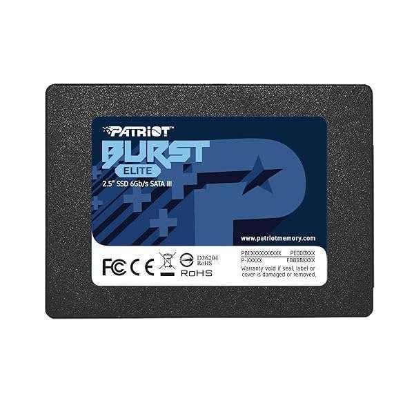 Patriot Memory Burst Elite 240GB SATA 3 SSD - Fast 2.5 Inch Solid State Drive for Enhanced Performance