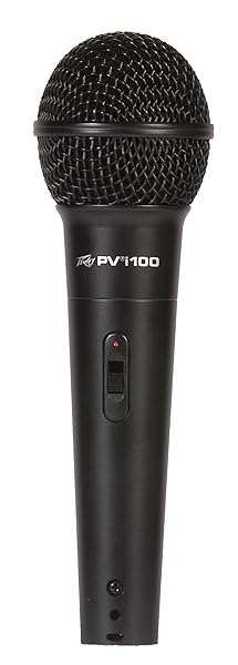 Peavey PVi 100 XLR Dynamic Cardioid Microphone & Cable - Best Sound Quality for Performers