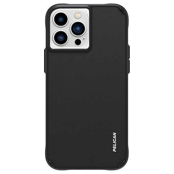 Pelican Adventure Series iPhone 13 Pro Case - Non-Slip Grip & Anti-Scratch Protection - Black