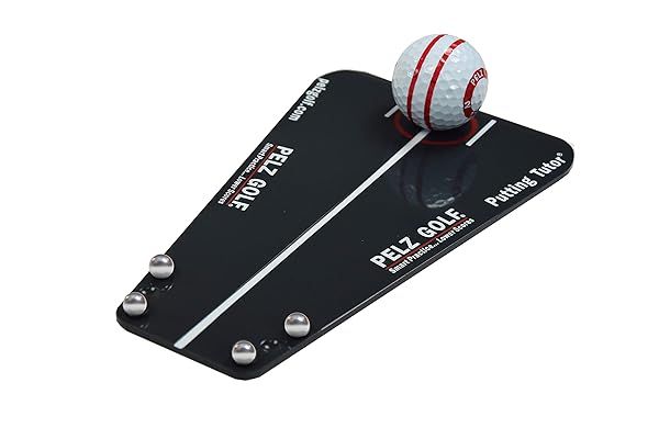 Pelz Golf DP4007 Putting Tutor - Improve Your Game with This Standard Black Training Aid
