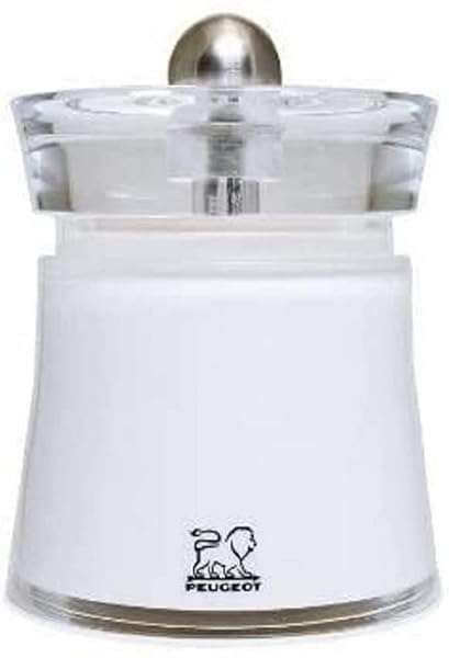 Peugeot 25793 Bali 3-Inch White Salt Mill: Stylish & Durable Kitchen Essential