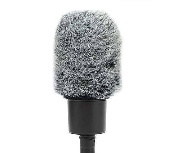 PhantAccy Furry Pop Filter for Audio-Technica AT-2020/2035/2040/2050/2500/4040 - Wind & Noise Reduction Mic Cover