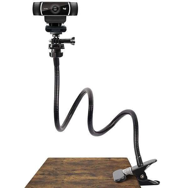Buy Pipishell 25 Inch Webcam Stand - Flexible Gooseneck Desk Mount for Logitech C920, C922, Brio 4K & More - PIWS01