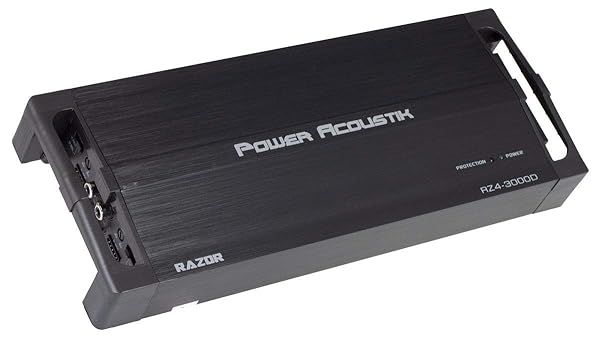 Power Acoustik RZ4 3000D: 3000W Class D Full-Range & Monoblock Amp for Ultimate Sound Performance