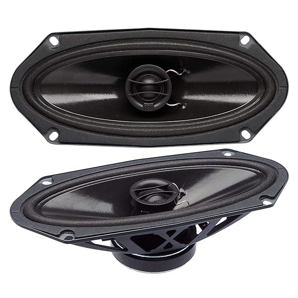 Powerbass 4x10 Coaxial OEM Speakers (S-4102) - Set of 2 for Superior Sound Quality