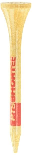 Buy Pride Professional Tee System Shortee Tee 2-1/8 Inch - 120 Count (Red on Natural) for Perfect Golf Performance