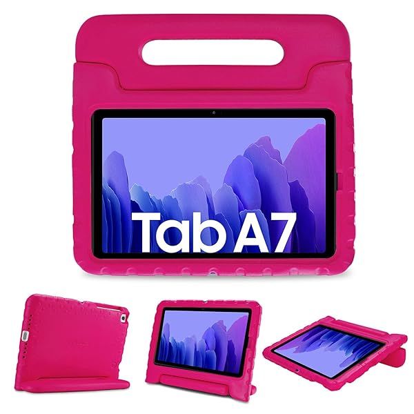 ProCase Kids Case for Galaxy Tab A7 10.4 (2020) - Shockproof, Lightweight, Convertible Handle Cover in Magenta