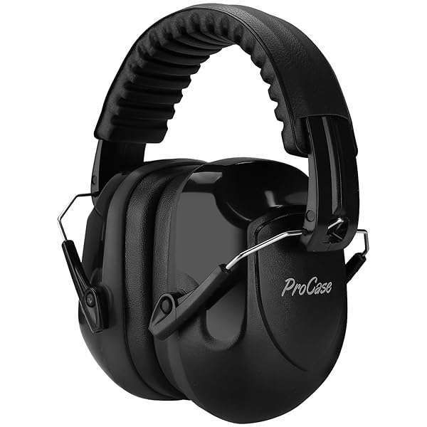 ProCase Noise Reduction Ear Muffs: NRR 28dB Soundproof Headphones for Adults & Kids - Perfect for Shooting, Mowing & Autism Hearing Protection