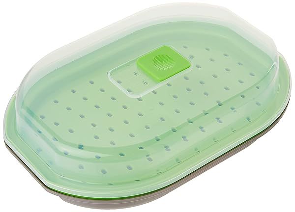 Progressive International Steamer for Fish & Veggies - Gray | Quick & Healthy Cooking Solution