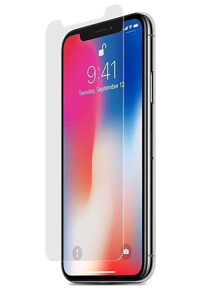 PureGear Steel 360 Tempered Glass Screen Protector for iPhone Xs MAX - Easy Install & $100 Repair Guarantee
