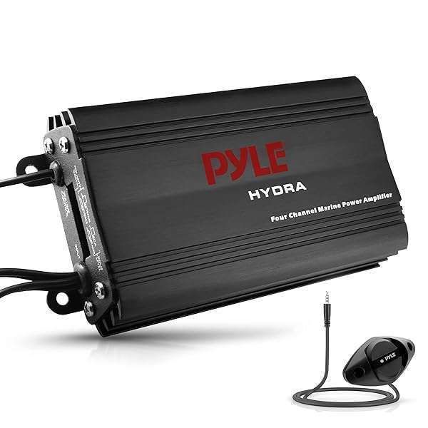 Upgrade Your Sound: Pyle Hydra 800W Waterproof 4-Channel Micro Amplifier with RCA & 3.5mm Input