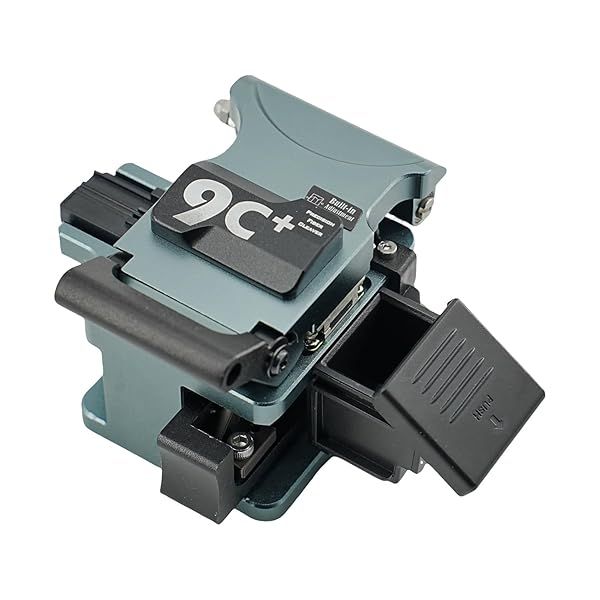 QIIRUN 9C High Precision Optical Fiber Cleaver One-Hand Operation Superhard Aluminum Alloy 48000 Cleaves 24 Cleaving Spots