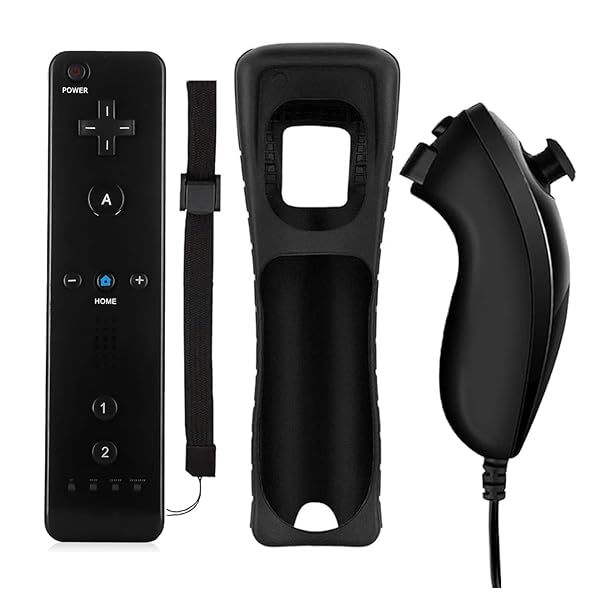 QUMOX Remote Controller & Nunchuk for Nintendo Wii/Wii U - Ultimate Gaming Accessory