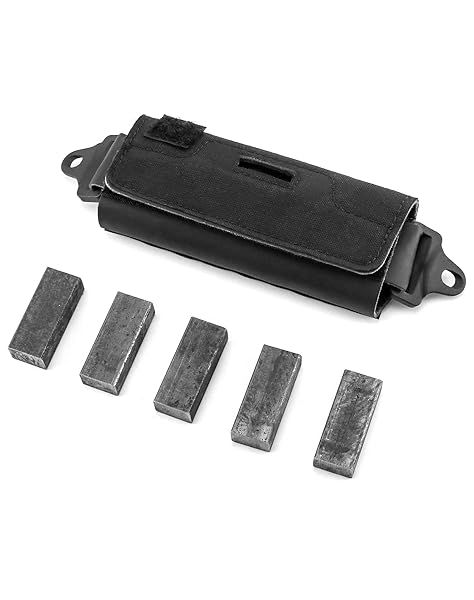 QWORK Tactical Helmet Counterbalance Weight Bag - NVG Pouch for OPS Fast BJ PJ MH Helmets - Black Accessories