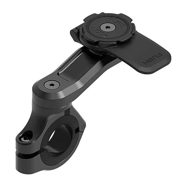 Quad Lock Motorcycle Handlebar Mount PRO: Secure Your iPhone, Samsung Galaxy & Pixel Smartphones