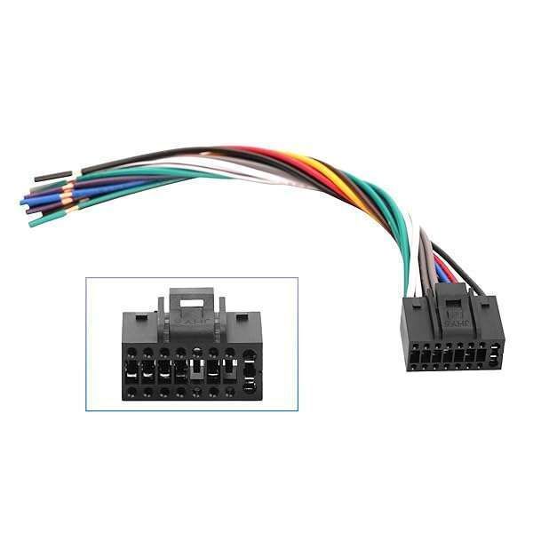 RDBS 16 Pin Radio Stereo Wiring Harness for Kenwood CD/DVD Navigation - XT91016 Compatible Car Stereo Solution