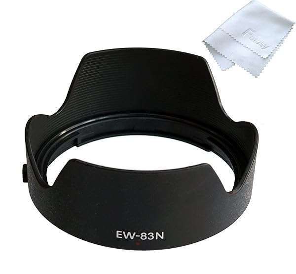 Canon RF 24-105mm F4L Lens Hood EW-83N: Reversible Petal Bayonet Shade for Optimal Performance