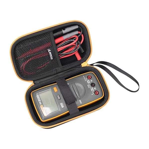 RLSOCO Hard Case for Fluke 101/106/107 Multimeter - Durable Protection & Easy Storage