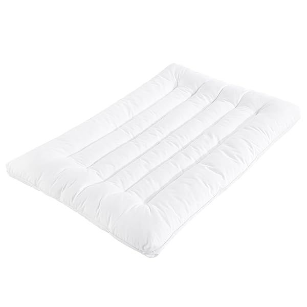 ROYALAY Ultra Thin Pillow for Stomach and Back Sleepers 2.5 Inch Slim Flat Design for Neck Alignment and Deeper Sleep 18 x 36 White