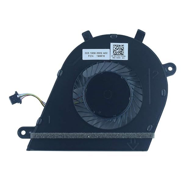 Rangale CPU Cooling Fan for Dell Inspiron 13 7370 7373 I7373 5558GRY PUS Series Laptop Replacement Part DJFK0 0DJFK0