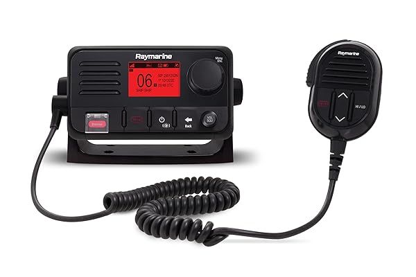Raymarine E70524 Ray53 Marine VHF Radio - Black, Medium | Reliable Communication for Boating
