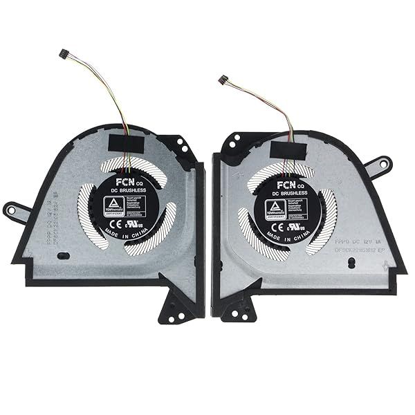 Replacement CPU & GPU Cooling Fan for ASUS ROG Zephyrus G15 (2022) - GA503RX, GA503RS, GA503RW, GA503RM, UX325SA, UX325UA