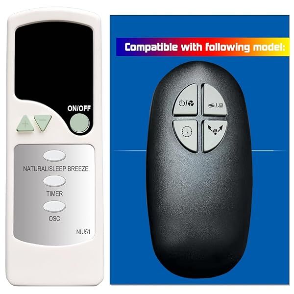 Replacement Remote Control for Holmes Tower Fan Models HT38R HT38RB2 HTF3610AR HTF3606AR-BWM HT38R-U