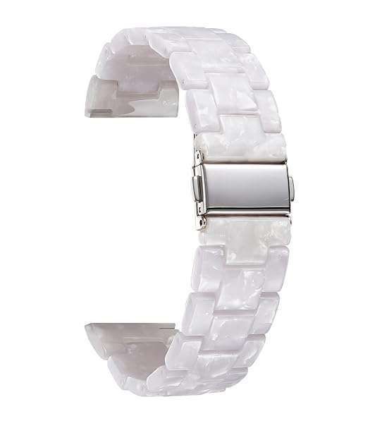 Shop Lightweight Resin Watch Bands - 14 Colors, Quick Release, 18/20/22mm Sizes for Men & Women - Skin-Friendly & Fashionable!