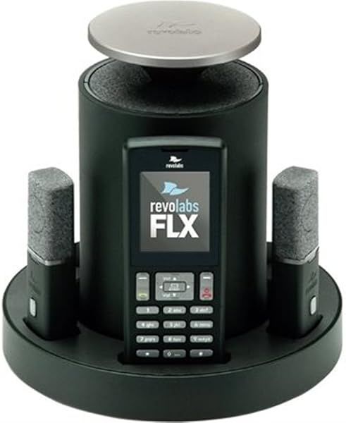 Revolabs 10-FLX2-200-POTS: Best Wireless Conference Phone with Omnidirectional Mic for Analog Lines