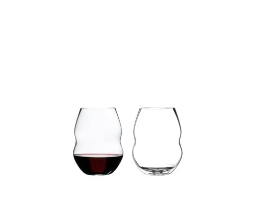 Riedel Swirl Red Wine Glasses Set of 2 - Perfect for Wine Lovers & Entertaining
