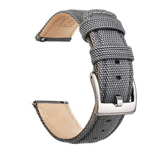 Ritche 18mm Sailcloth Watch Strap - Perfect Valentine's & Christmas Gift for Him/Her | Quick Release Design