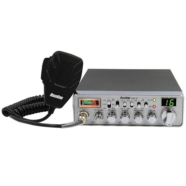 RoadKing RKCBCLASSIC 40 Channel Classic CB Radio Large Digital Display Illuminated SWR RF Meter