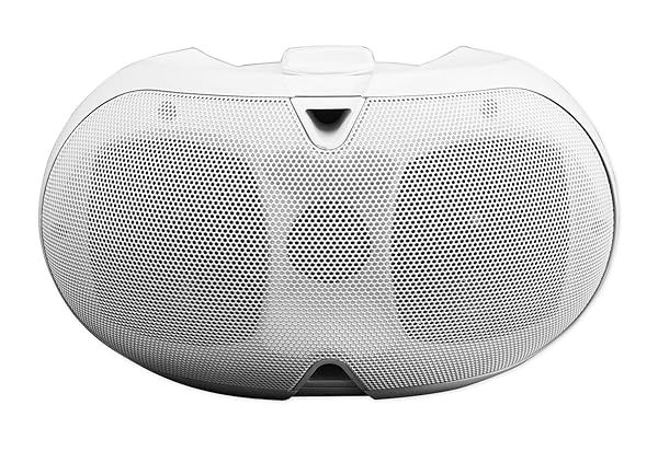 Rockville D4-16 White Dual 4 Inch 16 Ohm Swivel Outdoor Home Patio Speaker for Superior Sound Quality