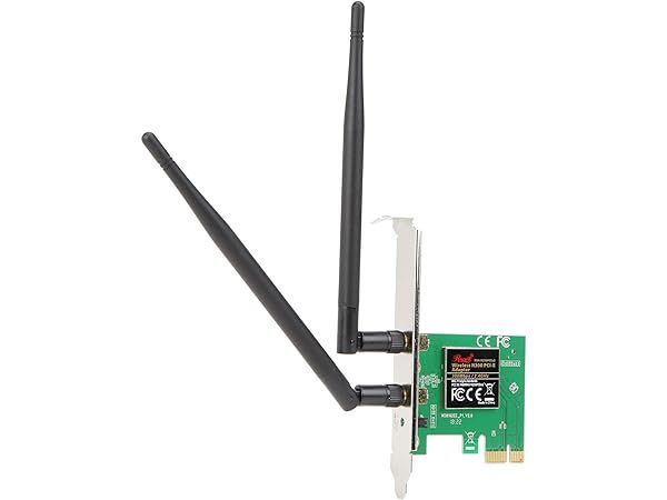 Rosewill Wireless N300 PCI-E WiFi Adapter - 300 Mbps Network Card for Fast PC Internet