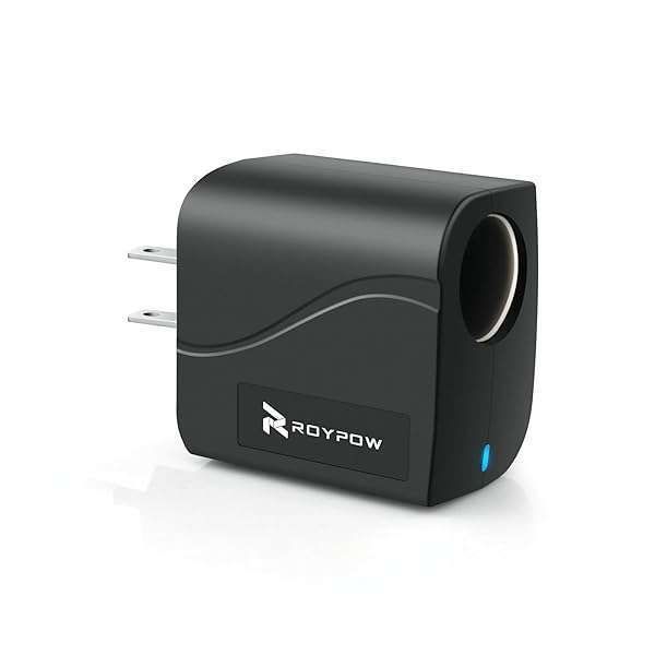 RoyPow 2A AC to DC Converter 12V Adapter for Car Cigarette Lighter Socket - 24W Power Supply, Not for Pump or Inflator