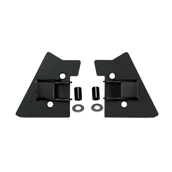 Rugged Ridge Mirror Relocation Bracket Kit for 1997-2002 Jeep Wrangler TJ - Black 11025.02