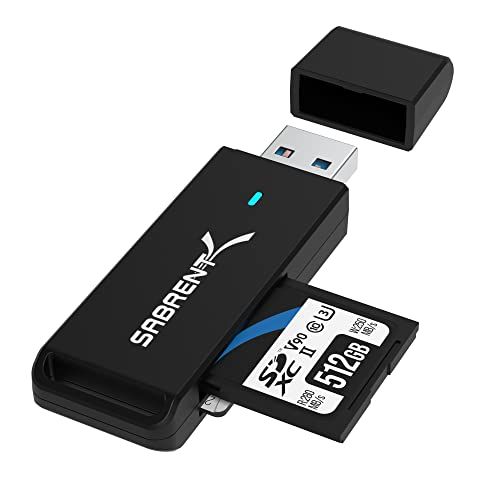 Buy SABRENT USB 3.0 Micro SD & SD Card Reader (CR-T2MS) - Fast Data Transfer & Compatibility