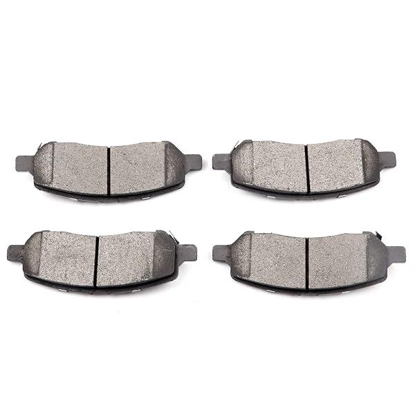 SCITOO Ceramic Brake Pads for 2013-2016 Dodge Dart - 4pcs Rear Brake Kit for Superior Stopping Power