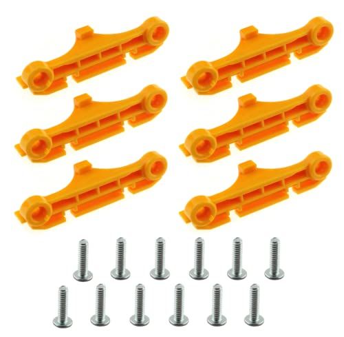 SJZBIN CPU Fan Retainer Bracket - 3 Pairs Yellow Support for AM4 & AMD Processors