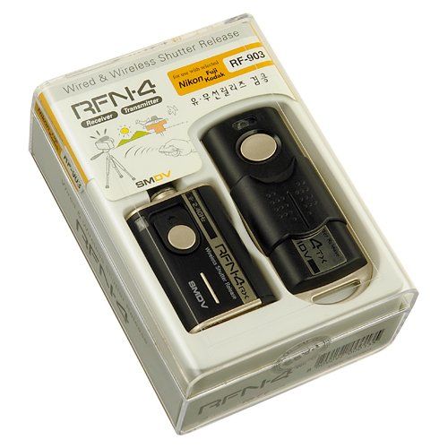 SMDV RFN-4 Wireless Remote Shutter Release for Nikon D1-D4 & D200-D800E - MC-30 Compatible