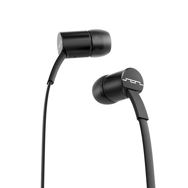 Buy SOL REPUBLIC Jax Wired In-Ear Headphones - Android Compatible, Tangle-Free, Noise Isolation, 4 Ear Tips, Perfect for Calls - Black