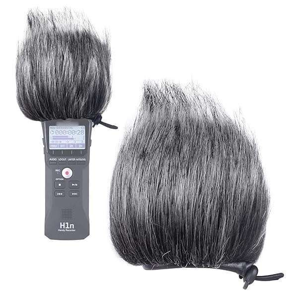 Top SUNMON H1n & H1 Mic Windscreen Muff for Zoom H1n - Reduce Noise Effectively!