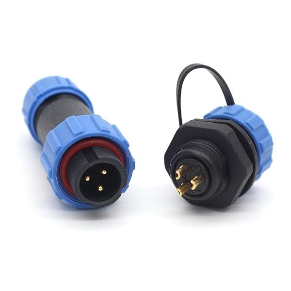 SZJELEN SP13 Waterproof Aviation Cable Connectors - 2 to 9 Pin IP67 Panel Mount Plug & Socket