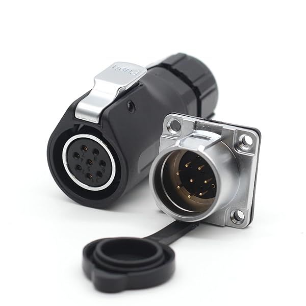 SZJELEN XHP20 8-Hole Waterproof Electrical Connector - Female Plug & Male Socket Bulkhead Connector