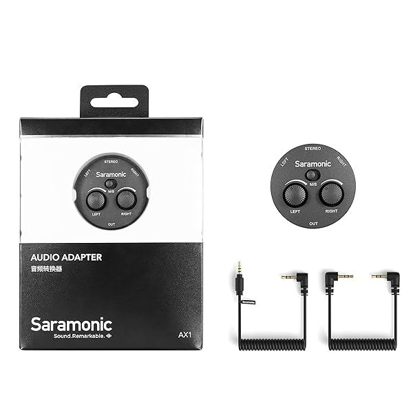 Buy Saramonic Miniature 2-Channel Microphone & Audio Mixer for Cameras & Smartphones - AX1